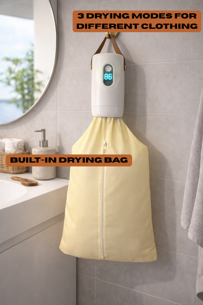 Mini portable folding electric dryer